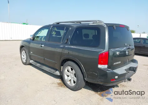 2008 Nissan Armada Le из США, поврежденный, VIN 5N1BA08D08N606244
